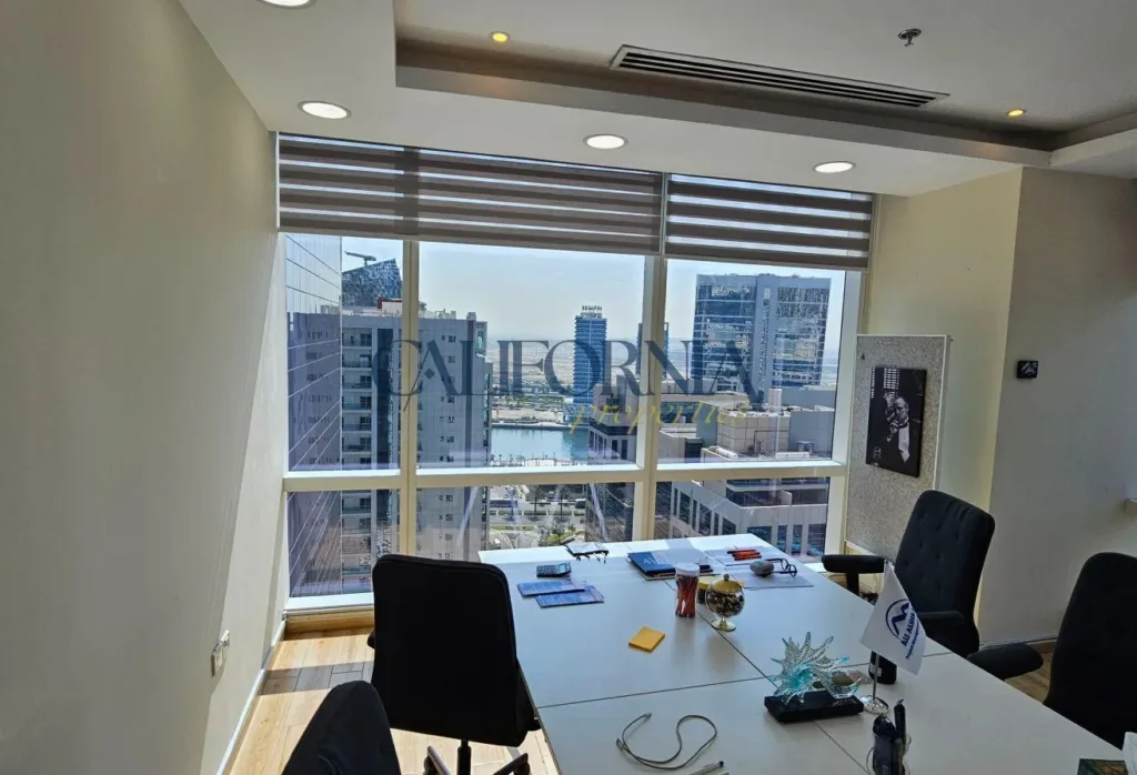Furnished Corner Office | Marina & City View - 4